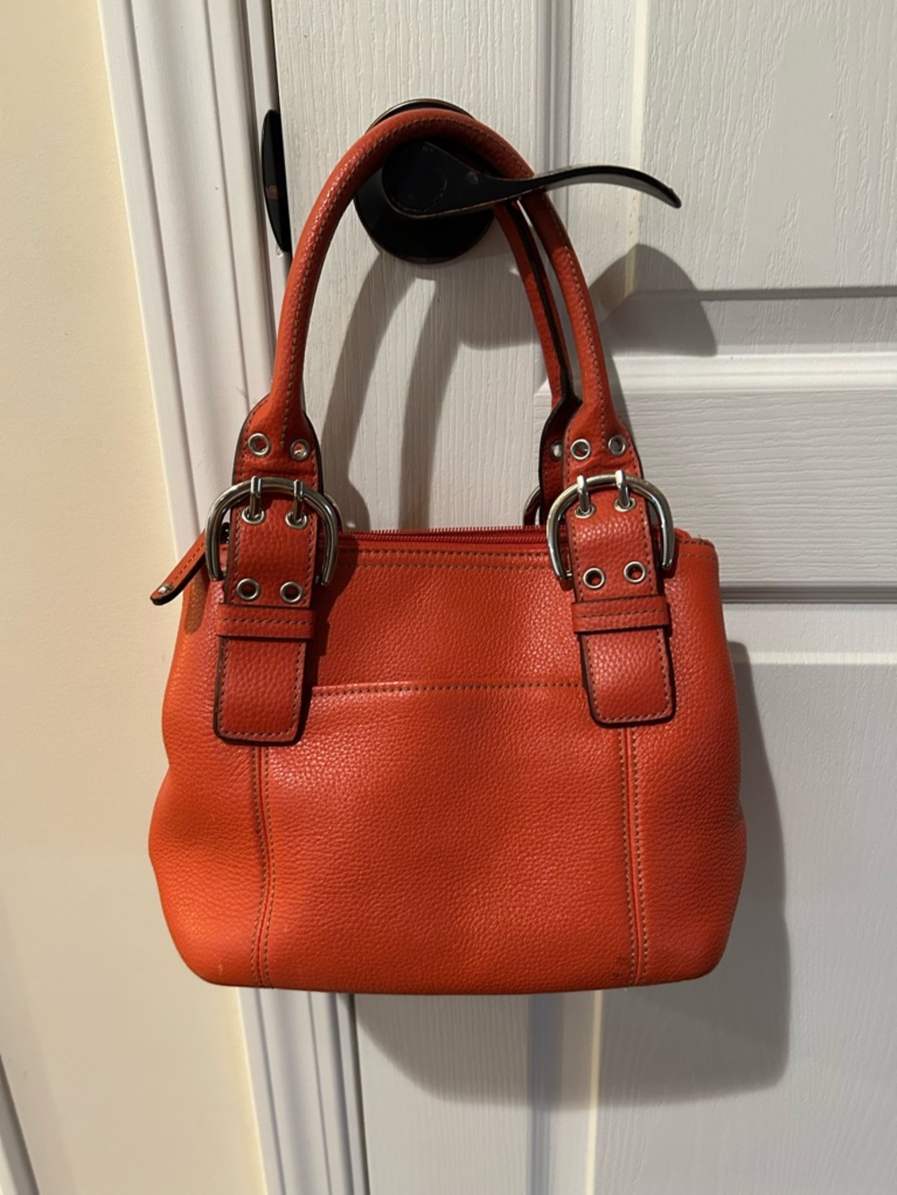 ✨Tignanello “Perfect 10” Pebbled Leather French Tote✨